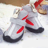 HKM-6200765 Breathable Pet Shoes in Red, Black, Blue for Dogs - Non-Slip and Wear-Resistant Design
