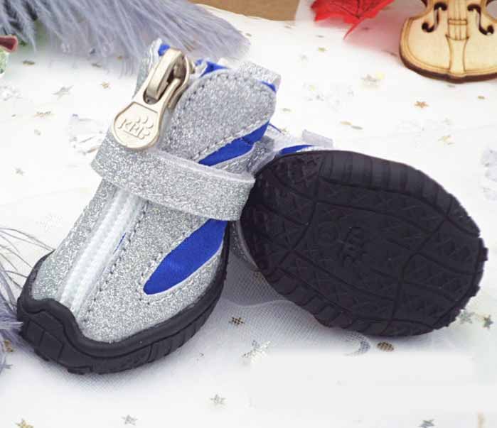 HKM-6200765 Breathable Pet Shoes in Red, Black, Blue for Dogs - Non-Slip and Wear-Resistant Design