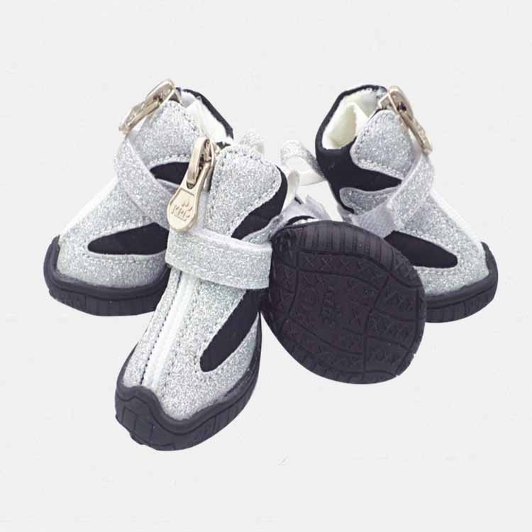 HKM-6200765 Breathable Pet Shoes in Red, Black, Blue for Dogs - Non-Slip and Wear-Resistant Design
