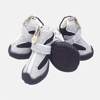 HKM-6200765 Breathable Pet Shoes in Red, Black, Blue for Dogs - Non-Slip and Wear-Resistant Design