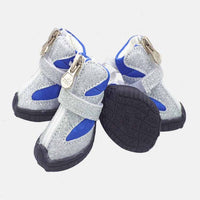 HKM-6200765 Breathable Pet Shoes in Red, Black, Blue for Dogs - Non-Slip and Wear-Resistant Design