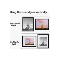 HKM-620115 Digital Printing Photo Frames with Real Glass Cover - A3, A4, 8x10, 11x14, 12x16 Sizes for Wall Decoration