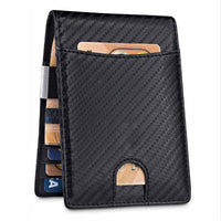 HKM-620115 Genuine Leather RFID Anti-Theft Card Holder for Men and Women - Multiple Colors Available