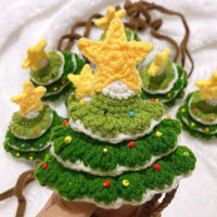 HKM-6201533 Handmade Woolen Pet Hat in Green for Cats, Small Dogs, and Rabbits