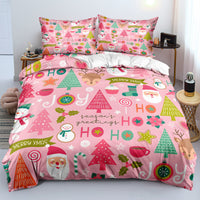 HKM-620243 Cartoon Anime Velvet Bedding Set - Available in Various Sizes