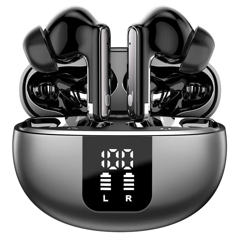 HKM-620243 YYK-Q10 Wireless Noise Cancelling 13mm Large Dynamic Earphones with Short Handle Design