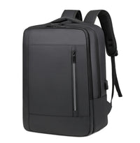 HKM-620307 Custom Logo Waterproof USB Laptop Backpack with Large Capacity for Travel and School Use