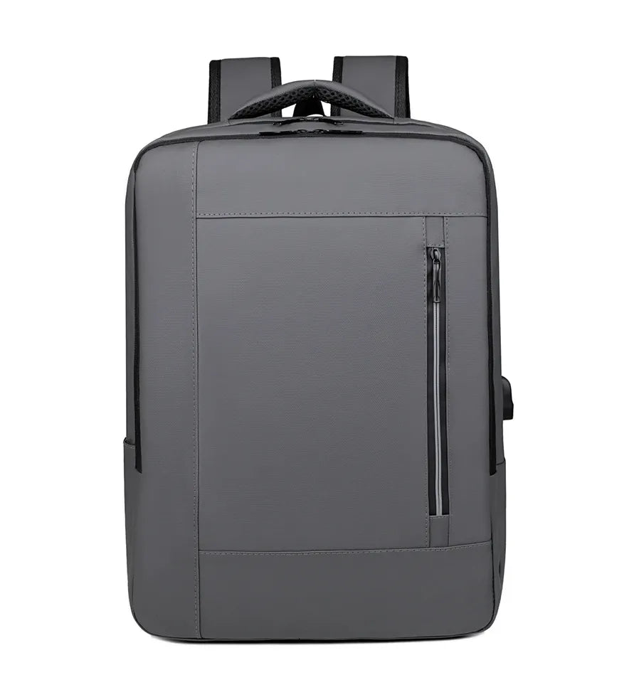 HKM-620307 Custom Logo Waterproof USB Laptop Backpack with Large Capacity for Travel and School Use