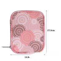 HKM-620307 Green Lily Living Room Storage Bag - 600D Oxford Cloth Handbag with Floral Patterns