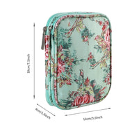 HKM-620307 Green Lily Living Room Storage Bag - 600D Oxford Cloth Handbag with Floral Patterns
