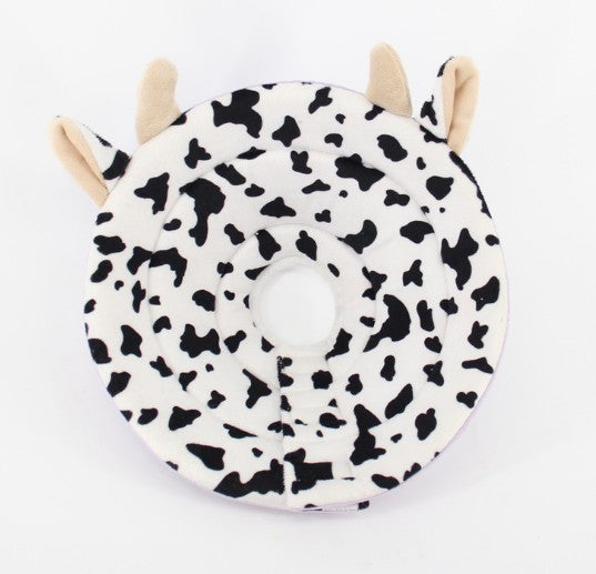 HKM-6203581 Cozy Pet Protection Collar with Plush Floral Design for Cats and Small Dogs