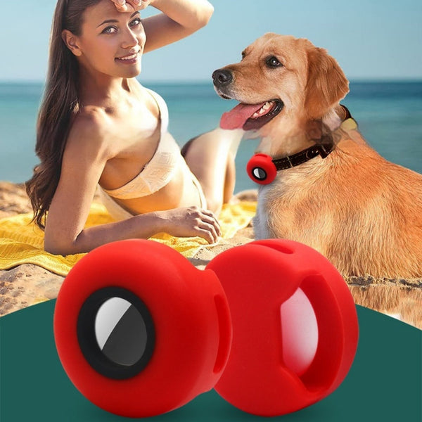 HKM-6204093 Silicone Protective Cover for Apple AirTag Tracker - Various Colors Available
