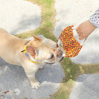 HKM-6204733 Leopard Pattern Cotton Rope Dog Toy - 19CM Diameter Bite Toy