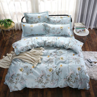 HKM-620563 Four-Piece Personalized Home Textile Bedding Set - Aloe Cotton and Polyester, Simple Designs