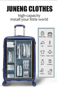 HKM-620627 Versatile Multi-Colour 20, 24, and 28 Inch Travel Luggage Set with Durable PP Shell
