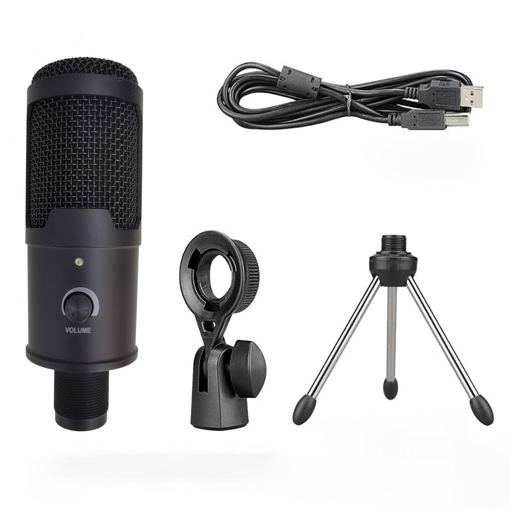 HKM-620947 Wired Condenser Microphone for Computer & Home Recording - A6 Model, USB Powered