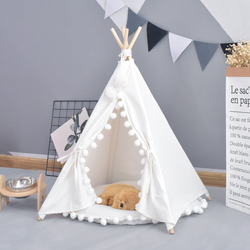 HKM-6209725 Removable and Washable Four Seasons Pet Tent for Cats and Dogs – Medium and Large Sizes Available