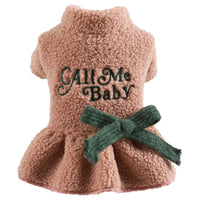 HKM-6210237 Cozy Baby Letter Skirt in Pink and Dark Blue for Pets