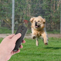 HKM-6210493 Ultrasonic Dog Repeller and Trainer Device for Safe Outdoor Use