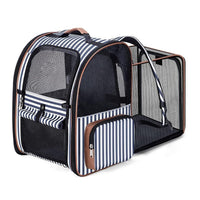 HKM-6211901 Extendable Portable Breathable Pet Handbag for Small Dogs - Solid Color Options Available