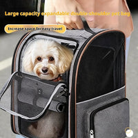 HKM-6211901 Extendable Portable Breathable Pet Handbag for Small Dogs - Solid Color Options Available