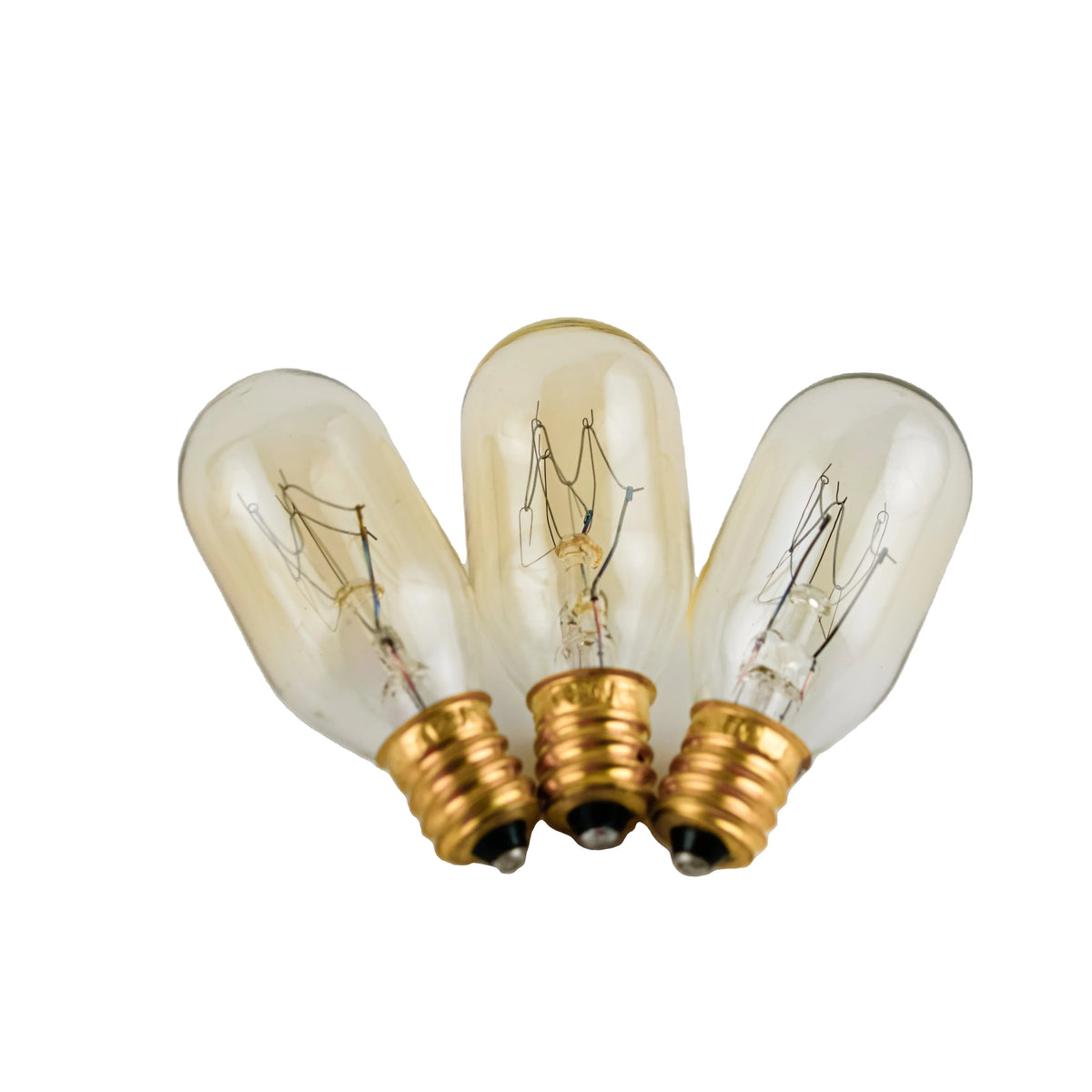 HKM-621267 Clear Small Lighting Bulb T20 T22 T25 T28 E10 E12 E14 B22 E27 5W to 40W Options
