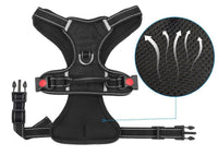 HKM-6213821 Explosion-Proof Medium and Large Dog Harness with Soft Nylon and Mesh Fabric
