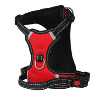 HKM-6213821 Explosion-Proof Medium and Large Dog Harness with Soft Nylon and Mesh Fabric