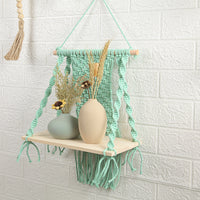 HKM-6215229 Children's Room Cotton Ornaments - Hand-Woven Striped Design, 30x40cm