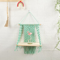 HKM-6215229 Children's Room Cotton Ornaments - Hand-Woven Striped Design, 30x40cm