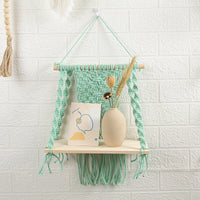 HKM-6215229 Children's Room Cotton Ornaments - Hand-Woven Striped Design, 30x40cm