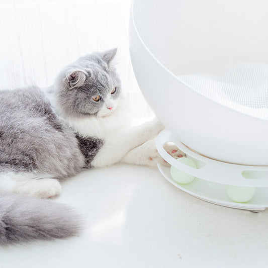 HKM-621523 Multifunctional Semi-Closed Cat Nest - Durable ABS and PP Resin Design