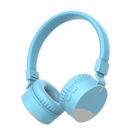 HKM-621715 Folding Bluetooth Headphones with AUX Cable, 300mAh Battery, 12-Hour Music Playtime, and Built-In Microphone