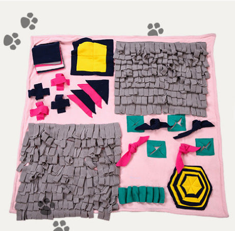 HKM-6217277 Pink Pet Sniffing Pad Mat | Cloth 100x70cm Training and Enrichment Activity