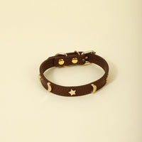 HKM-6217405 Star Moon Anti-Bite Pet Collar in Monochrome Colors for All Seasons