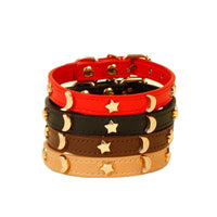HKM-6217405 Star Moon Anti-Bite Pet Collar in Monochrome Colors for All Seasons