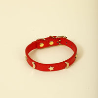 HKM-6217405 Star Moon Anti-Bite Pet Collar in Monochrome Colors for All Seasons