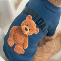 HKM-6217789 Warm Acrylic Pet Sweater for Bichon - Available in Various Colors and Sizes