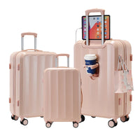 HKM-621779 Compact Travel Trolley Case with Leather Finish – Lightweight Cabin Luggage Solution