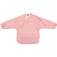 HKM-621779 SS24 Customized Leak Proof Washable Waterproof Feeding Baby Bib PU Big Pocket Polyester