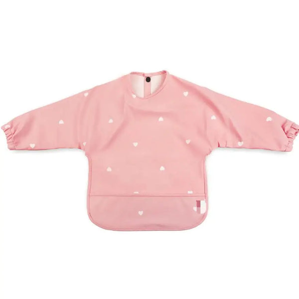 HKM-621779 SS24 Customized Leak Proof Washable Waterproof Feeding Baby Bib PU Big Pocket Polyester