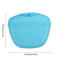 HKM-6218685 Portable Dog Training Waist Bag for Treats and Snacks - Lightweight Silicone Food Storage Pouch