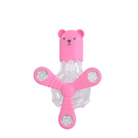 HKM-6219197 Interactive Cat Toy with Light and Sound - Multi-Function Rotating Feeder in Blue, Yellow, Off-White, Pink