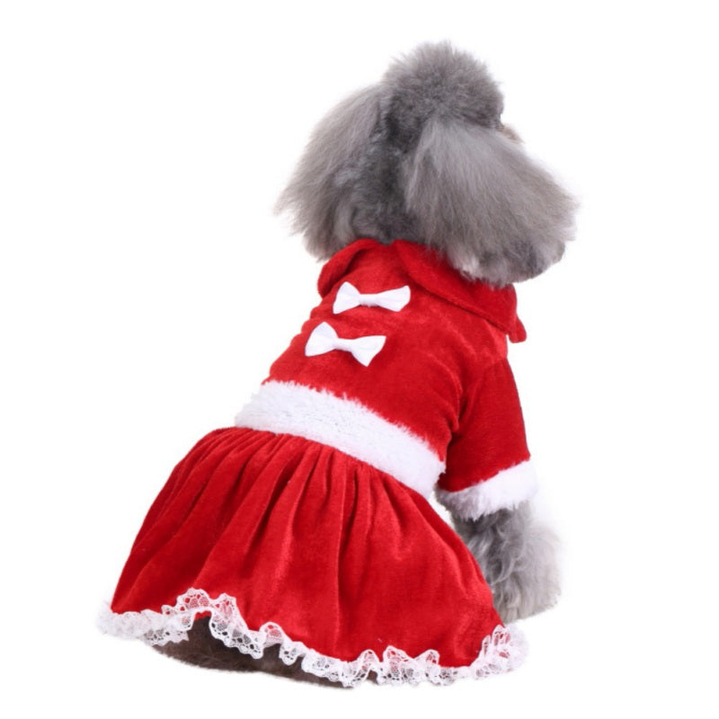 HKM-6219581 Christmas-Themed Dog Apparel in Various Fun Designs: Elk, Snowman, Pizza & More
