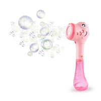 HKM-622035 Battery Operated Bubble Blowing Machine with Lights and Music for Kids Ages 5-7