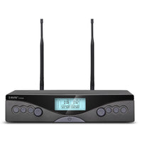 HKM-622227 Dual Wireless Professional Microphone System with FM Modulation and Dual Channels