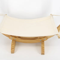 HKM-6222781 Removable and Washable Breathable Cat Hammock with Wooden Frame and Plush Mattress