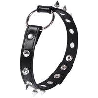 HKM-6223805 Belleish Interactive Collar - Variety of Styles in Black and Red, PU Material, Perfect for Roleplaying