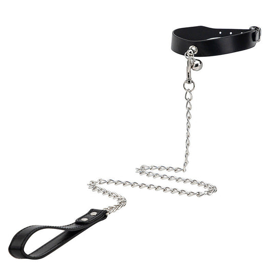 HKM-6223805 Belleish Interactive Collar - Variety of Styles in Black and Red, PU Material, Perfect for Roleplaying