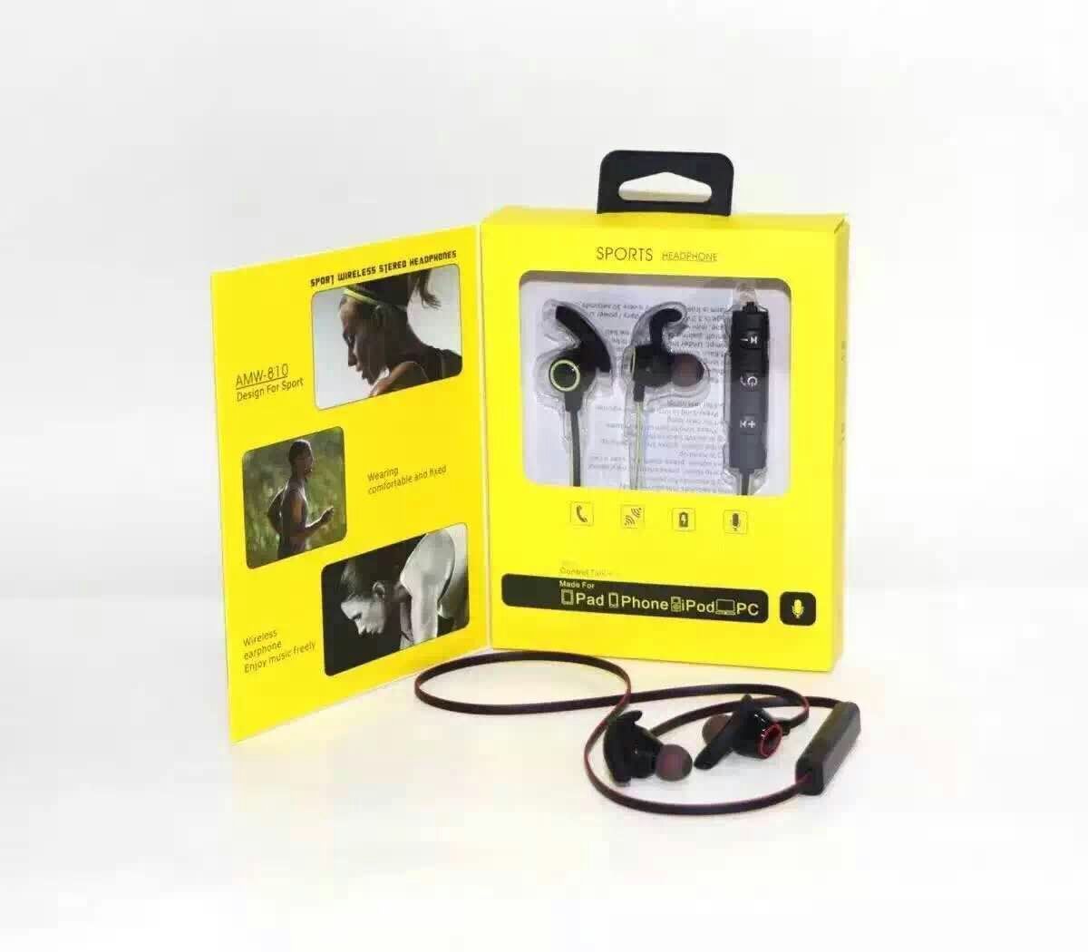 HKM-622419 AMW-810 Wireless Bluetooth Headset for OPPO and VIVO Mobile Phones